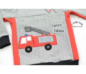 Stickdatei - Feuerwehr Fransenappli